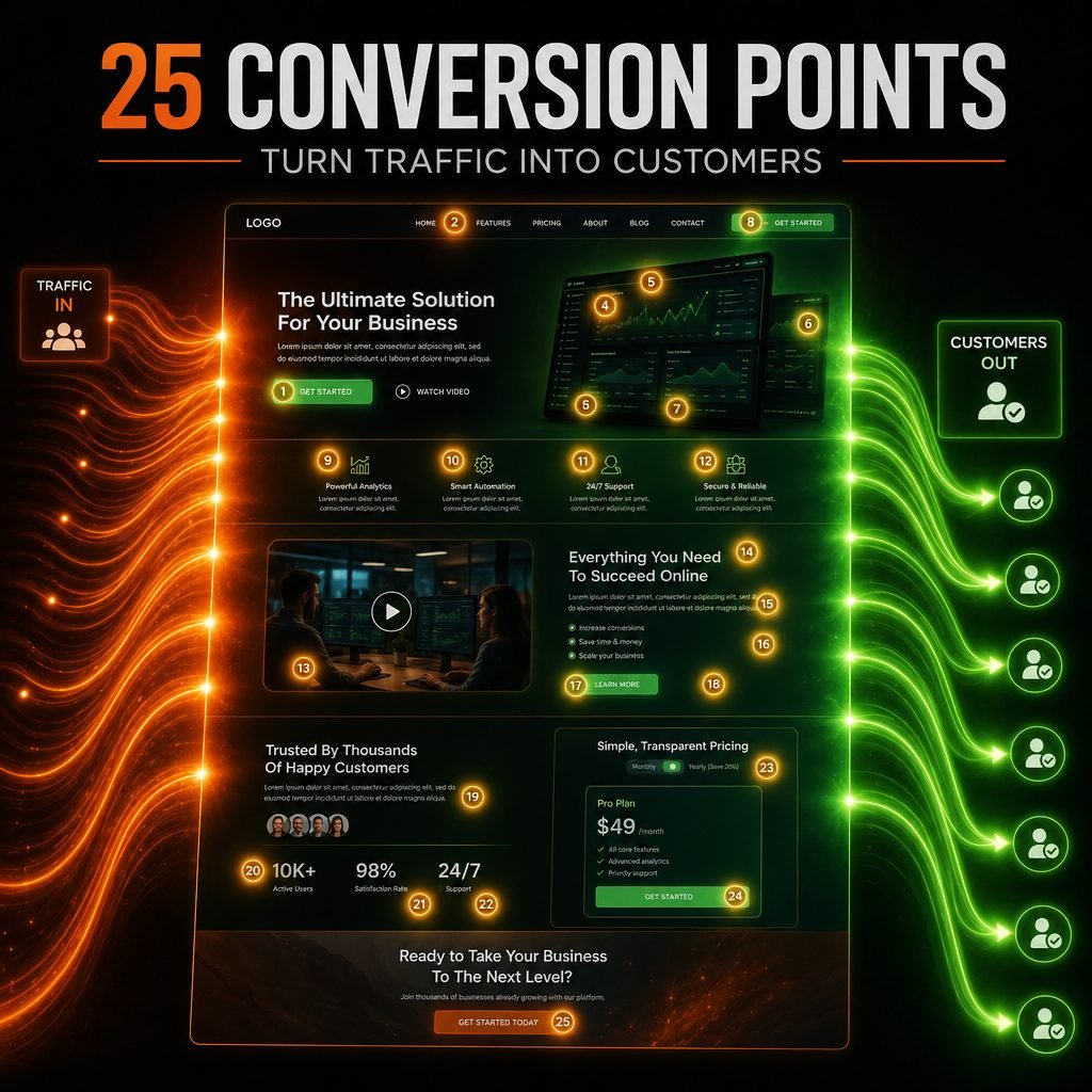 25 Hacks to Convert Website Traffic 25 Hacks to Convert Website Traffic